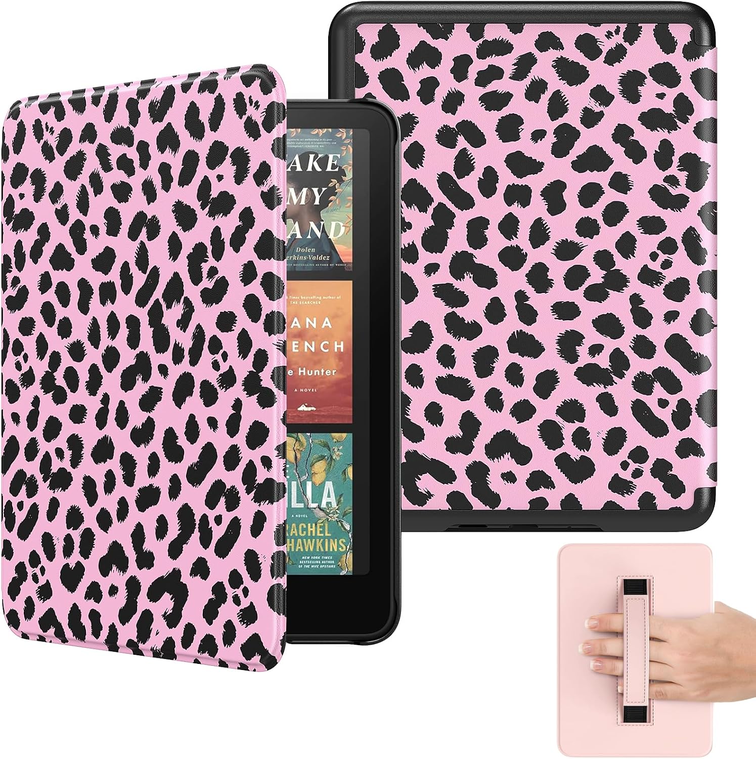 ESTUCHE MOKO PARA KINDLE PAPERWHITE 7' 12ª GEN 2024 ROSADO LEOPARDO - 1
