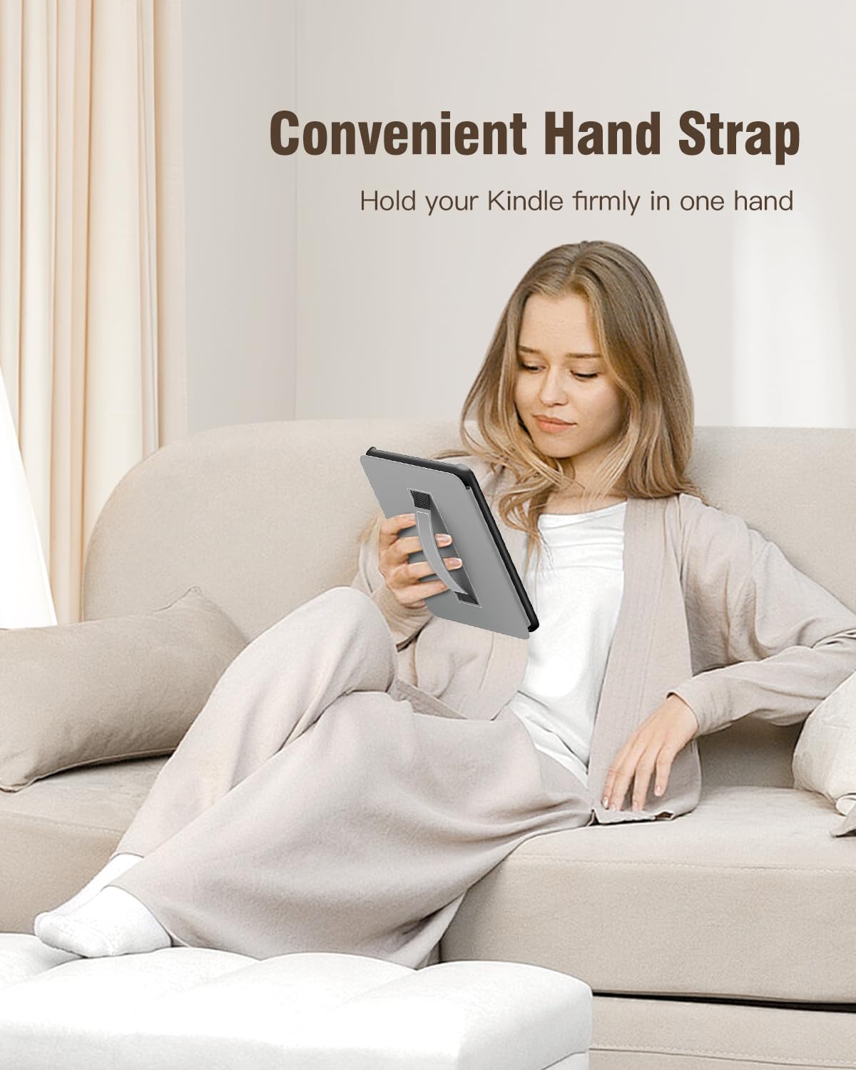 ESTUCHE MOKO PARA KINDLE PAPERWHITE 7' 12ª GEN 2024 DENIM GRAY - 3