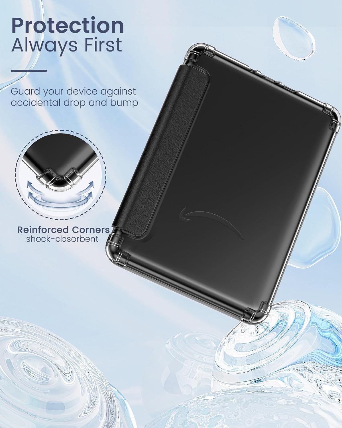 ESTUCHE MOKO PARA KINDLE PAPERWHITE 12ª GEN Y COLORSOFT 2024 NEGRO - 3