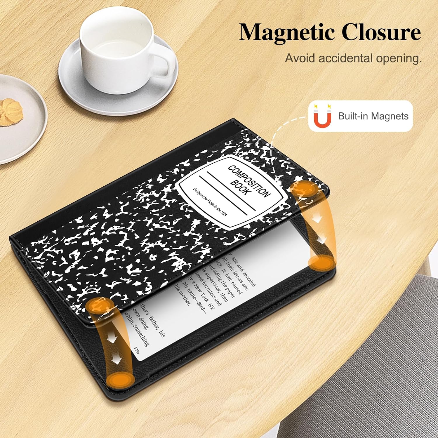 ESTUCHE FINTIE FOLIO PARA KINDLE PAPERWHITE 12TH/11TH GEN Y KINDLE COLORSOFT - 5