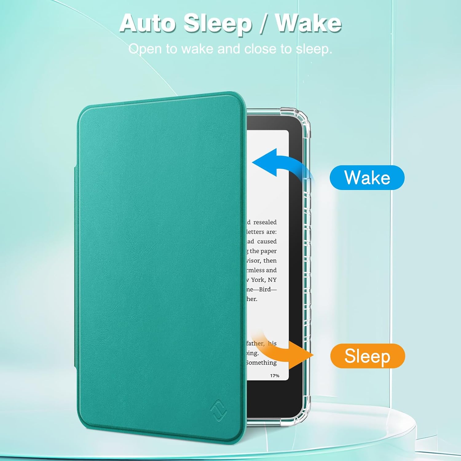 ESTUCHE FINTIE CLEAR PARA KINDLE PAPERWHITE 7' 12ª GEN 2024 Y KINDLE COLORSOFT - 3