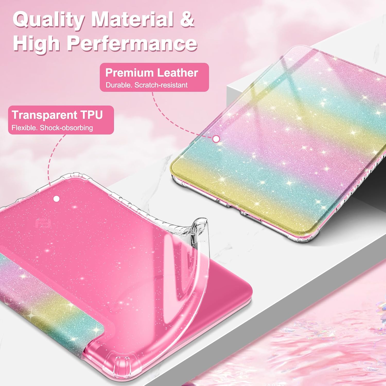 ESTUCHE FINTIE TRANSPARENTE PARA KINDLE PAPERWHITE 7' 12ª GEN 2024 Y KINDLE COLORSOFT - 5