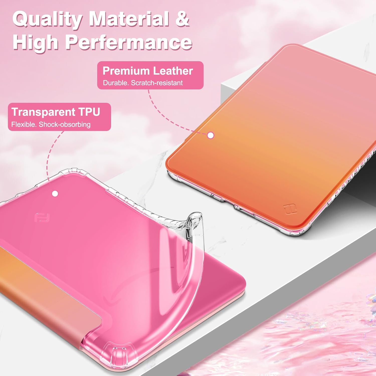 ESTUCHE FINTIE TRANSPARENTE PARA KINDLE PAPERWHITE 7' 12ª GEN 2024 Y KINDLE COLORSOFT - 4
