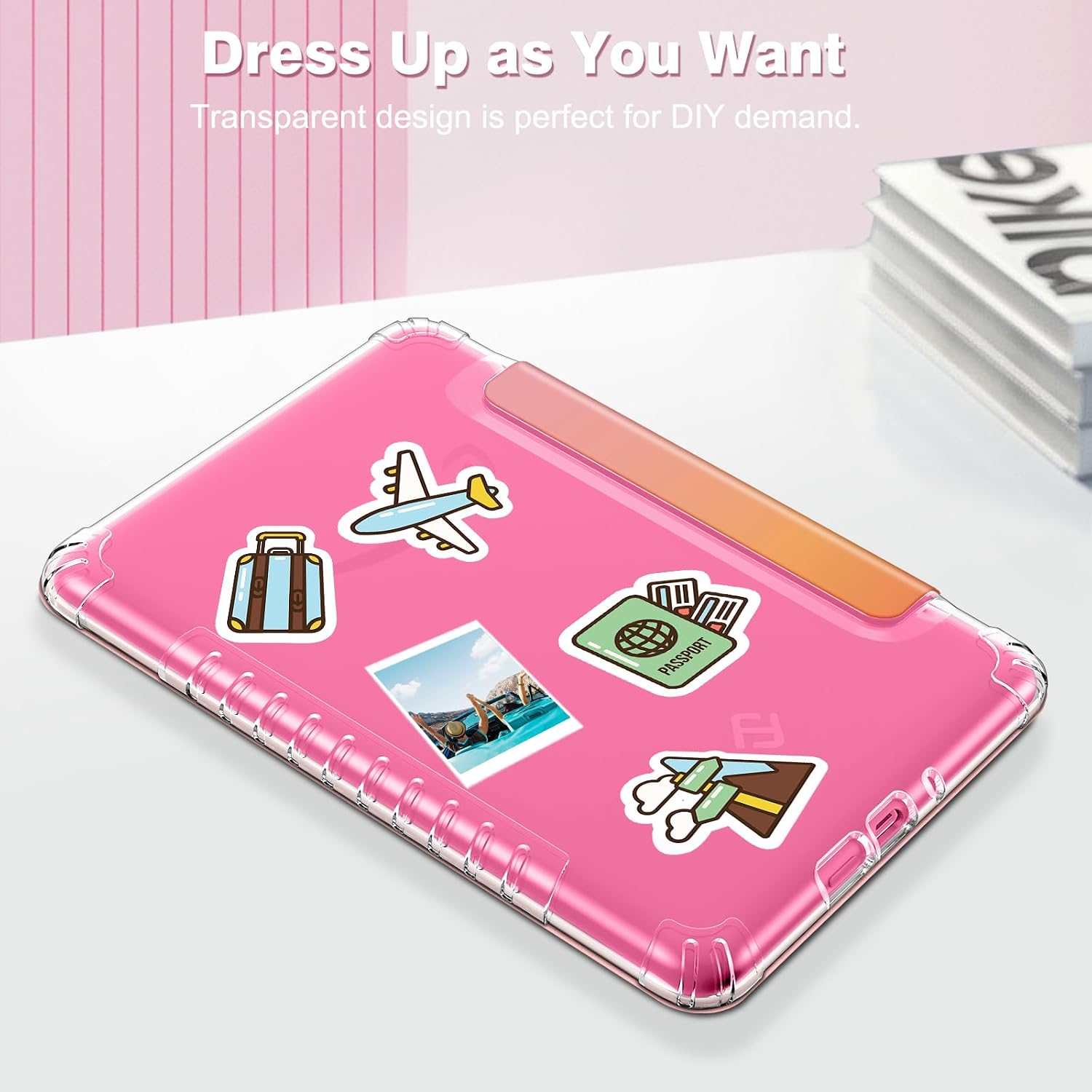 ESTUCHE FINTIE TRANSPARENTE PARA KINDLE PAPERWHITE 7' 12ª GEN 2024 Y KINDLE COLORSOFT - 5