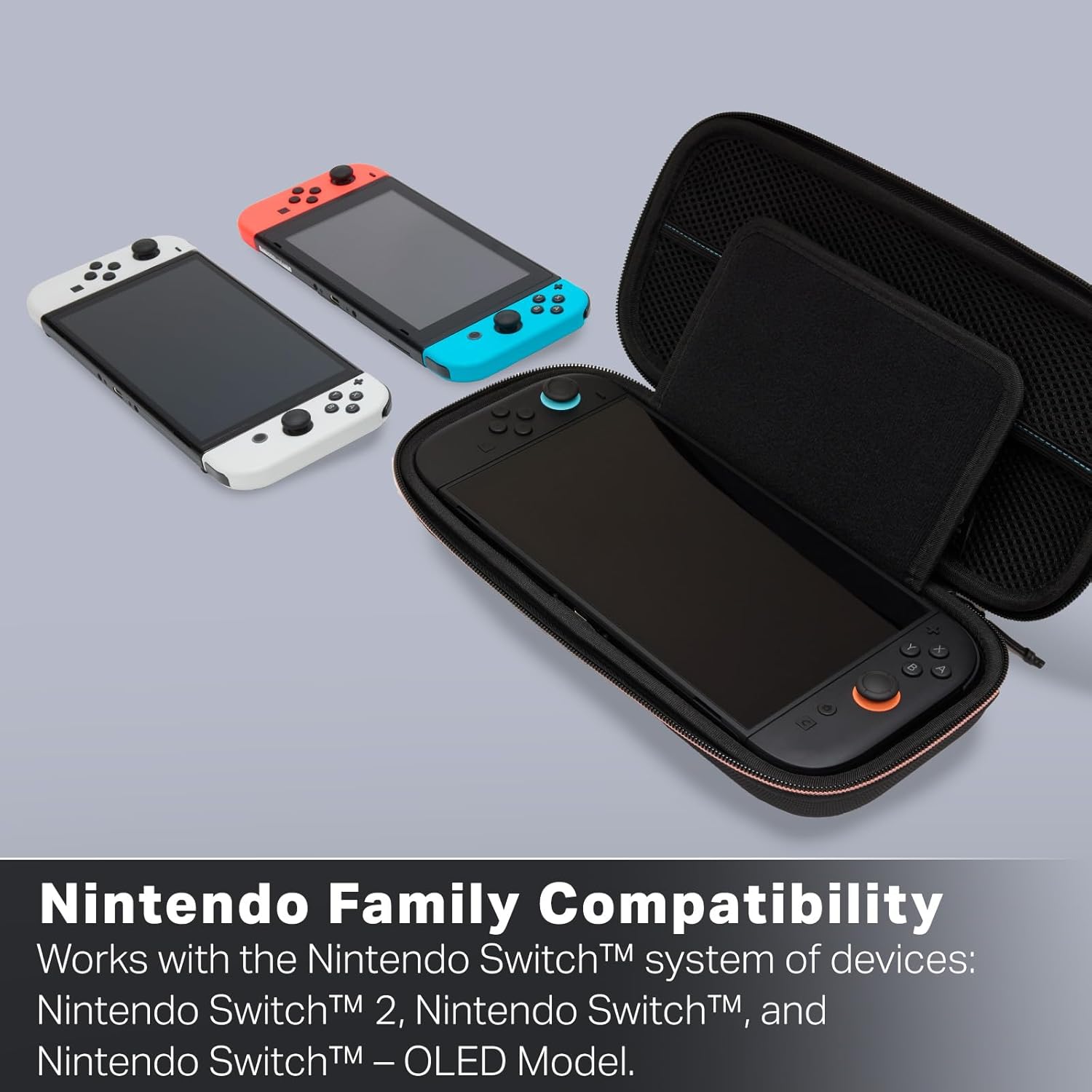FUNDA PROTECTORA POWERA PARA NINTENDO SWITCH 2 NEGRA - 3