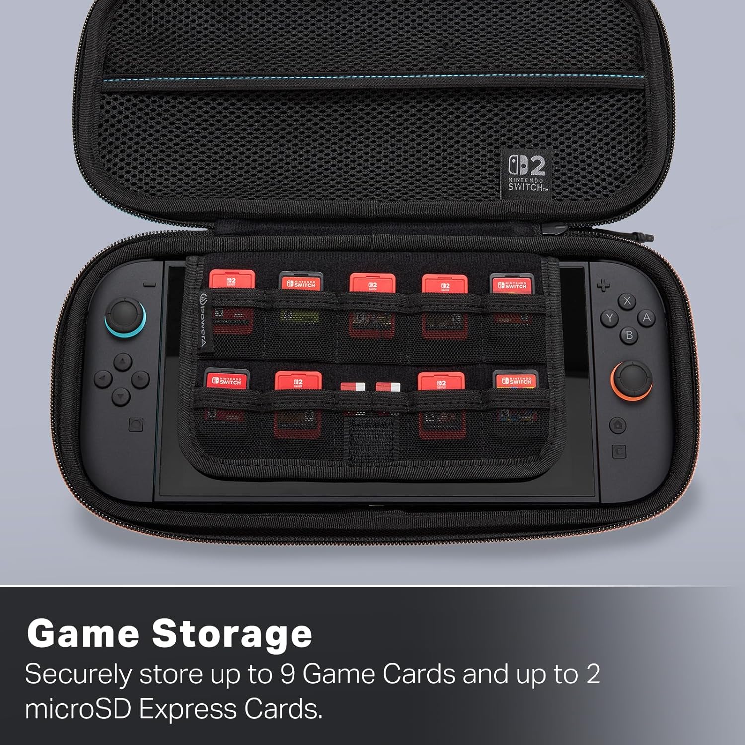 FUNDA PROTECTORA POWERA PARA NINTENDO SWITCH 2 NEGRA - 5