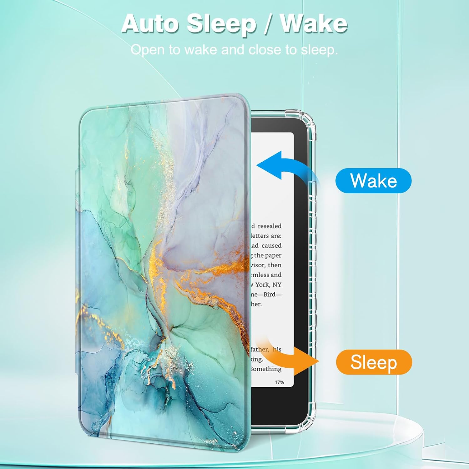 ESTUCHE FINTIE CLEAR PARA KINDLE PAPERWHITE 7' 12ª GEN 2024 Y KINDLE COLORSOFT - 3