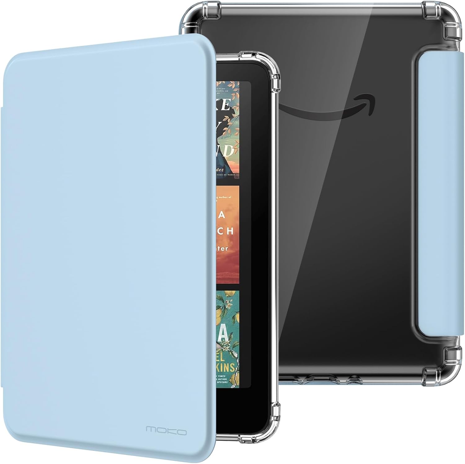 ESTUCHE MOKO PARA KINDLE PAPERWHITE 12ª GEN Y COLORSOFT 2024 AZUL CIELO - 1