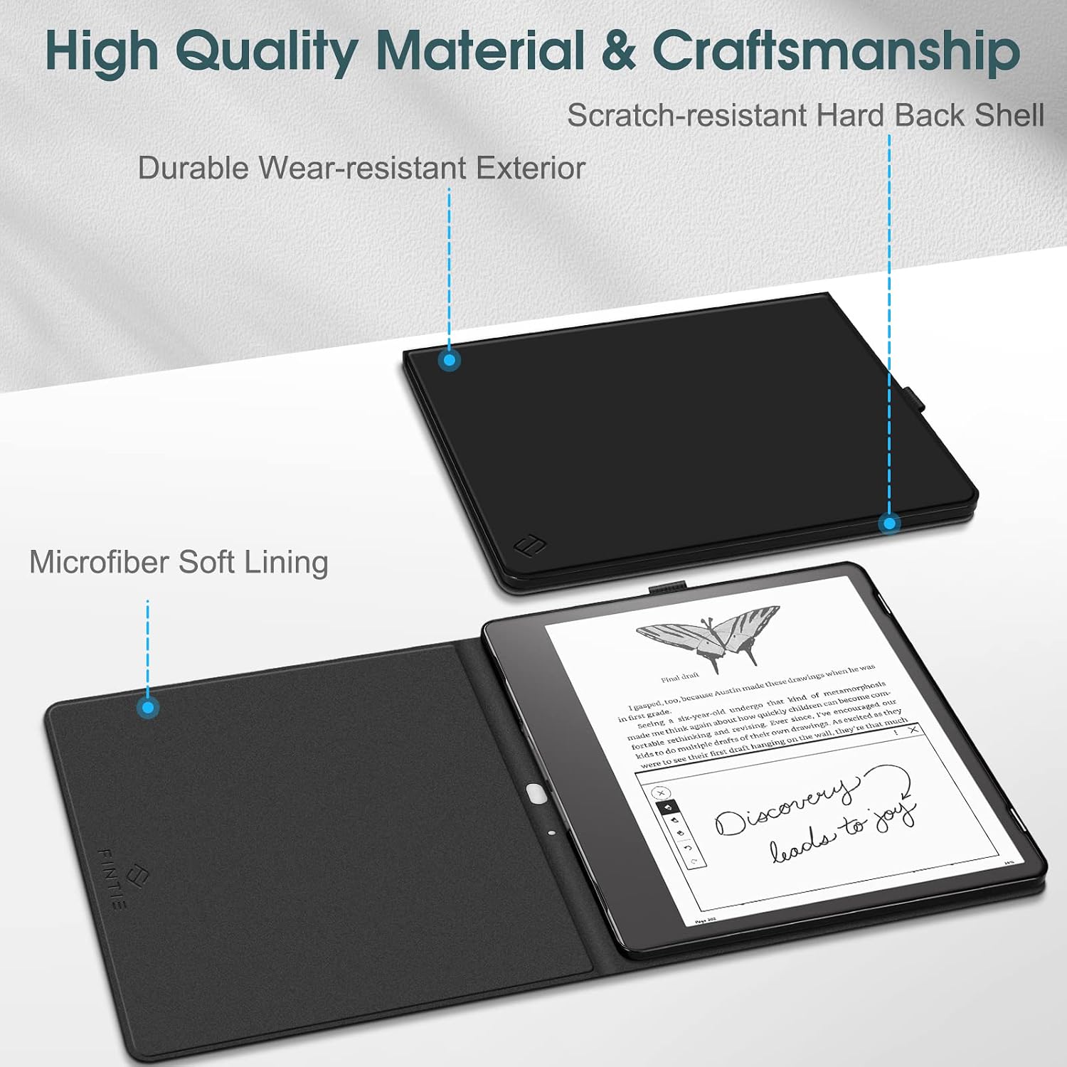 ESTUCHE FINTIE SLIMSHELL PARA KINDLE SCRIBE 10.2' 2024/2022 NEGRO - 5