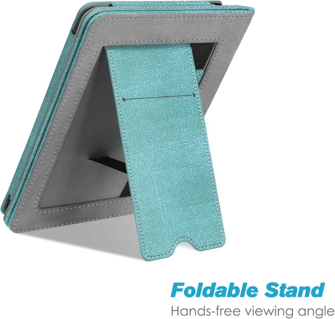 ESTUCHE FINTIE PARA KINDLE PAPERWHITE 6' 10MA GEN 2018 TURQUESA/MARRÓN - 3