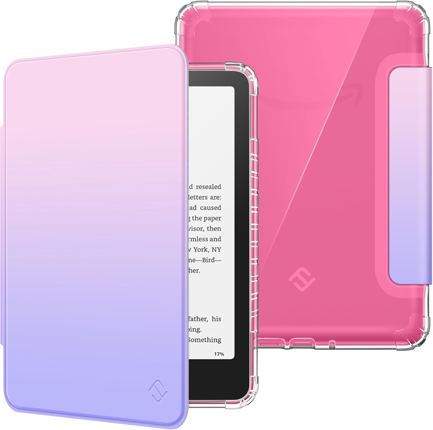 ESTUCHE TRANSPARENTE PARA KINDLE PAPERWHITE 7' 12ª GEN 2024 Y KINDLE COLORSOFT FINTIE - 1