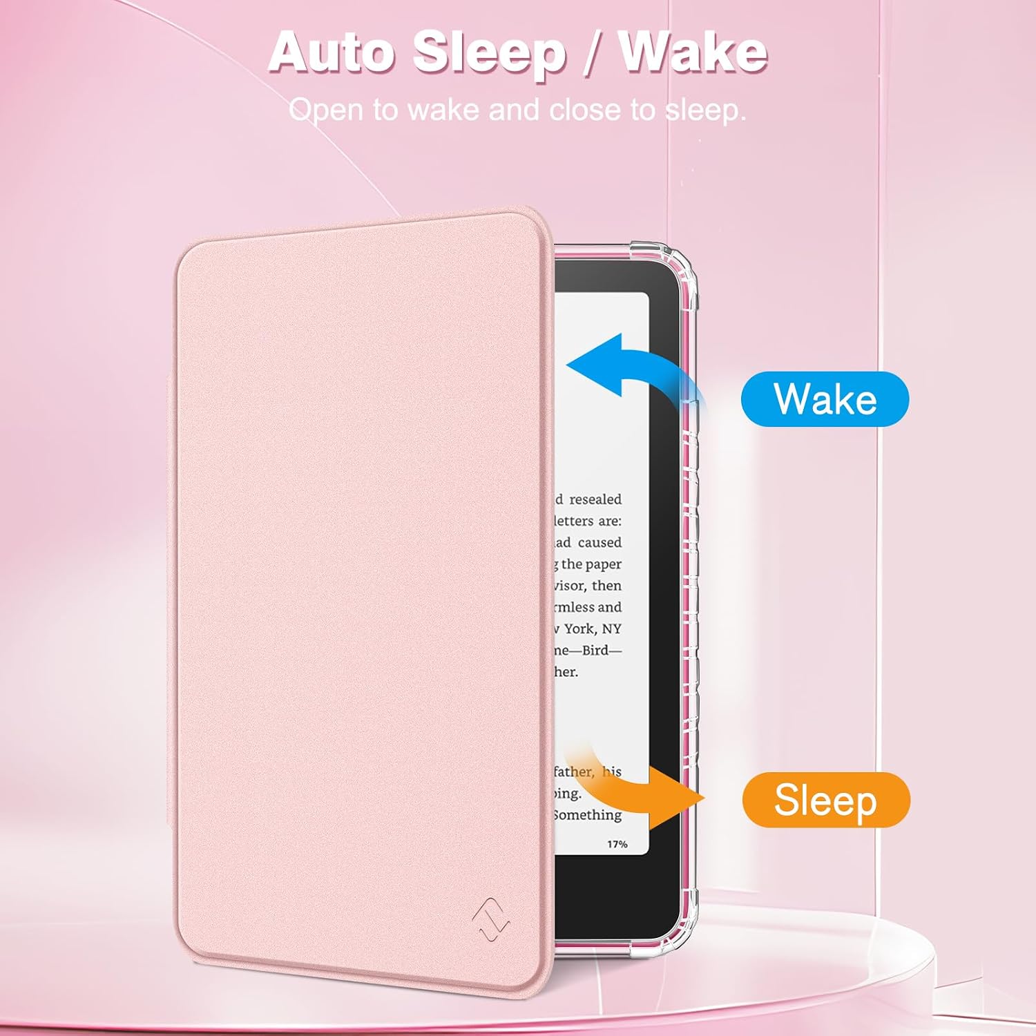 ESTUCHE FINTIE CLEAR PARA KINDLE PAPERWHITE 7' 12ª GEN 2024 Y KINDLE COLORSOFT - 3
