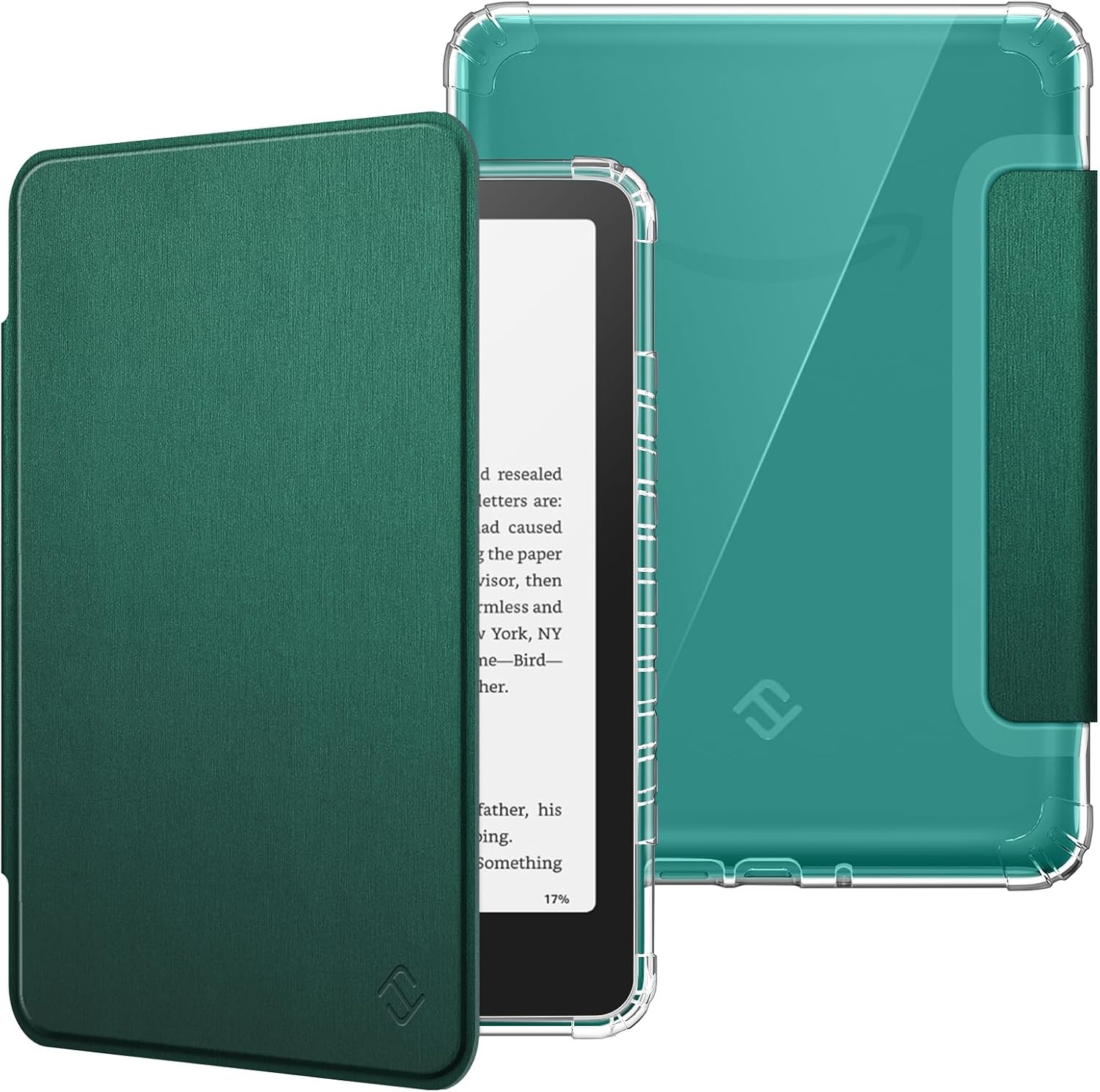 ESTUCHE FINTIE TRANSPARENTE PARA KINDLE PAPERWHITE 7' 12ª GEN 2024 Y KINDLE COLORSOFT - 1
