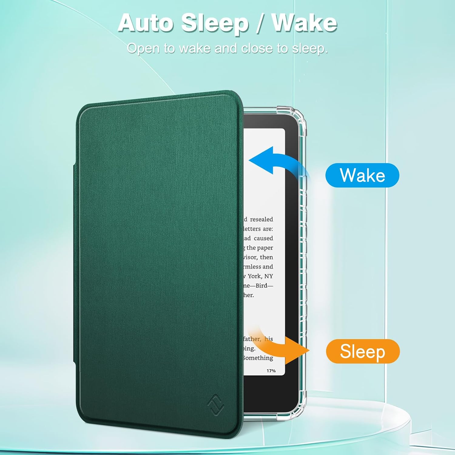 ESTUCHE FINTIE TRANSPARENTE PARA KINDLE PAPERWHITE 7' 12ª GEN 2024 Y KINDLE COLORSOFT - 3
