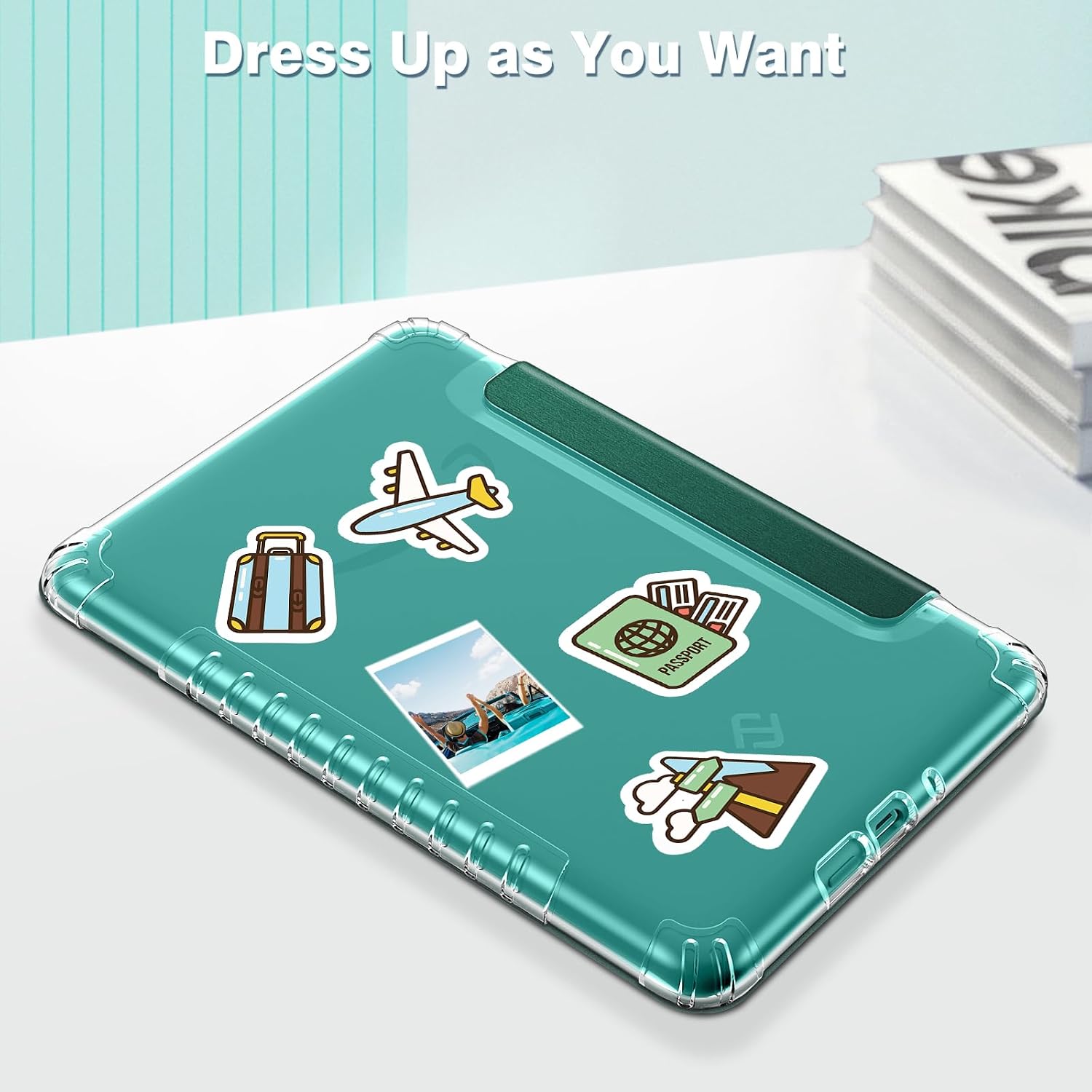 ESTUCHE FINTIE TRANSPARENTE PARA KINDLE PAPERWHITE 7' 12ª GEN 2024 Y KINDLE COLORSOFT - 5