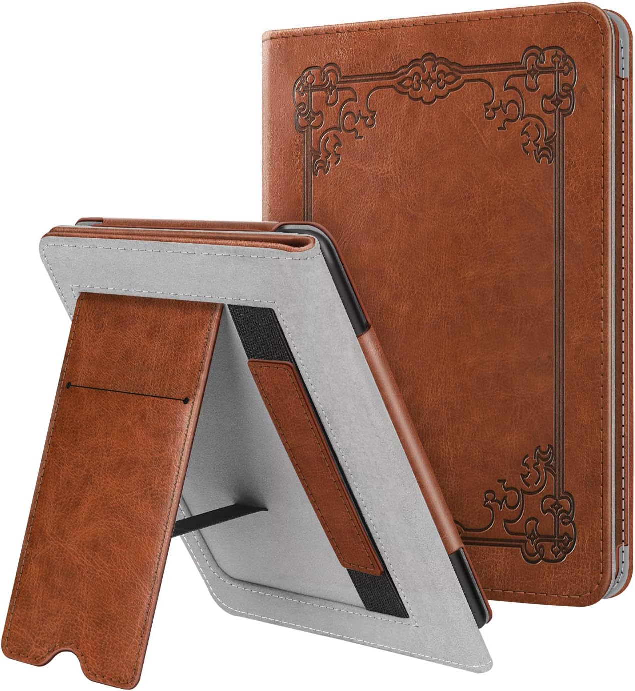 ESTUCHE FINTIE PARA KINDLE PAPERWHITE 6' 10MA GEN 2018 MARRÓN VINTAGE - 1