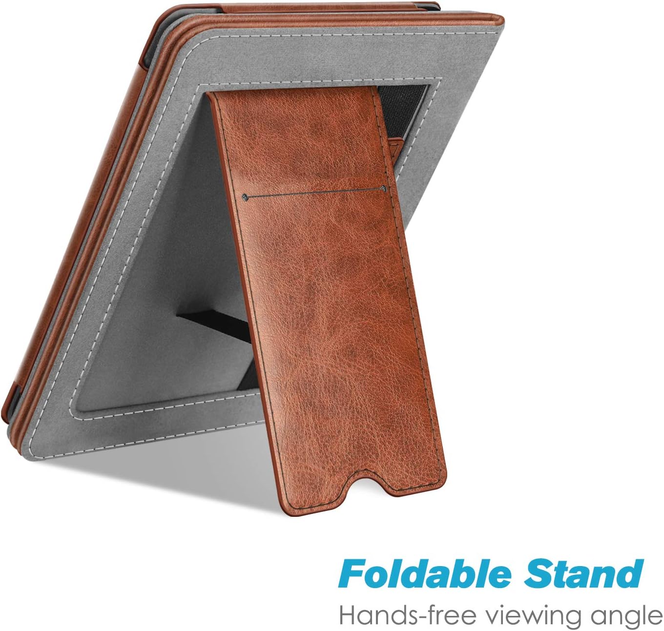 ESTUCHE FINTIE PARA KINDLE PAPERWHITE 6' 10MA GEN 2018 MARRÓN VINTAGE - 3