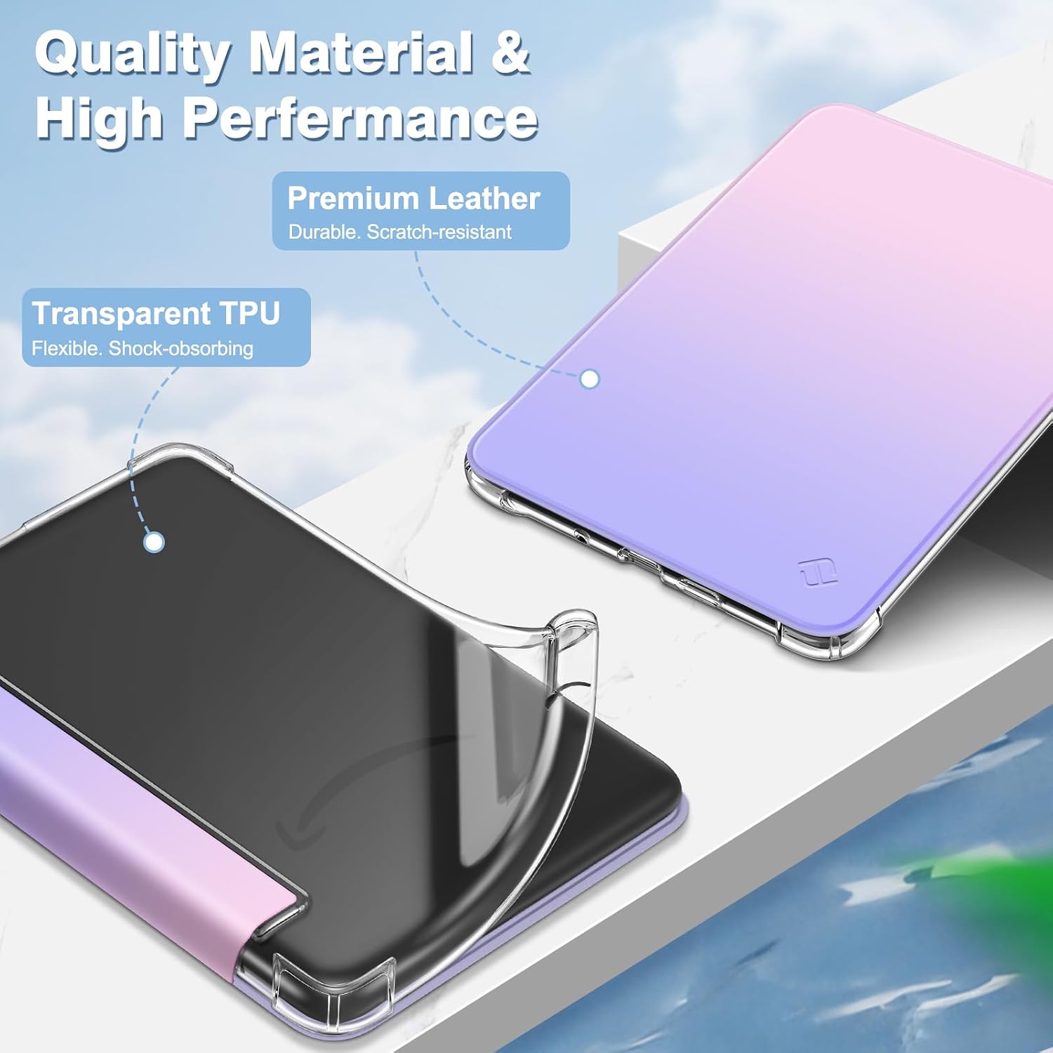 ESTUCHE FINTIE SLIM TPU PARA KINDLE 6' 11ª GENERACIÓN 2024/2022 FANTASY OMBRE - 4