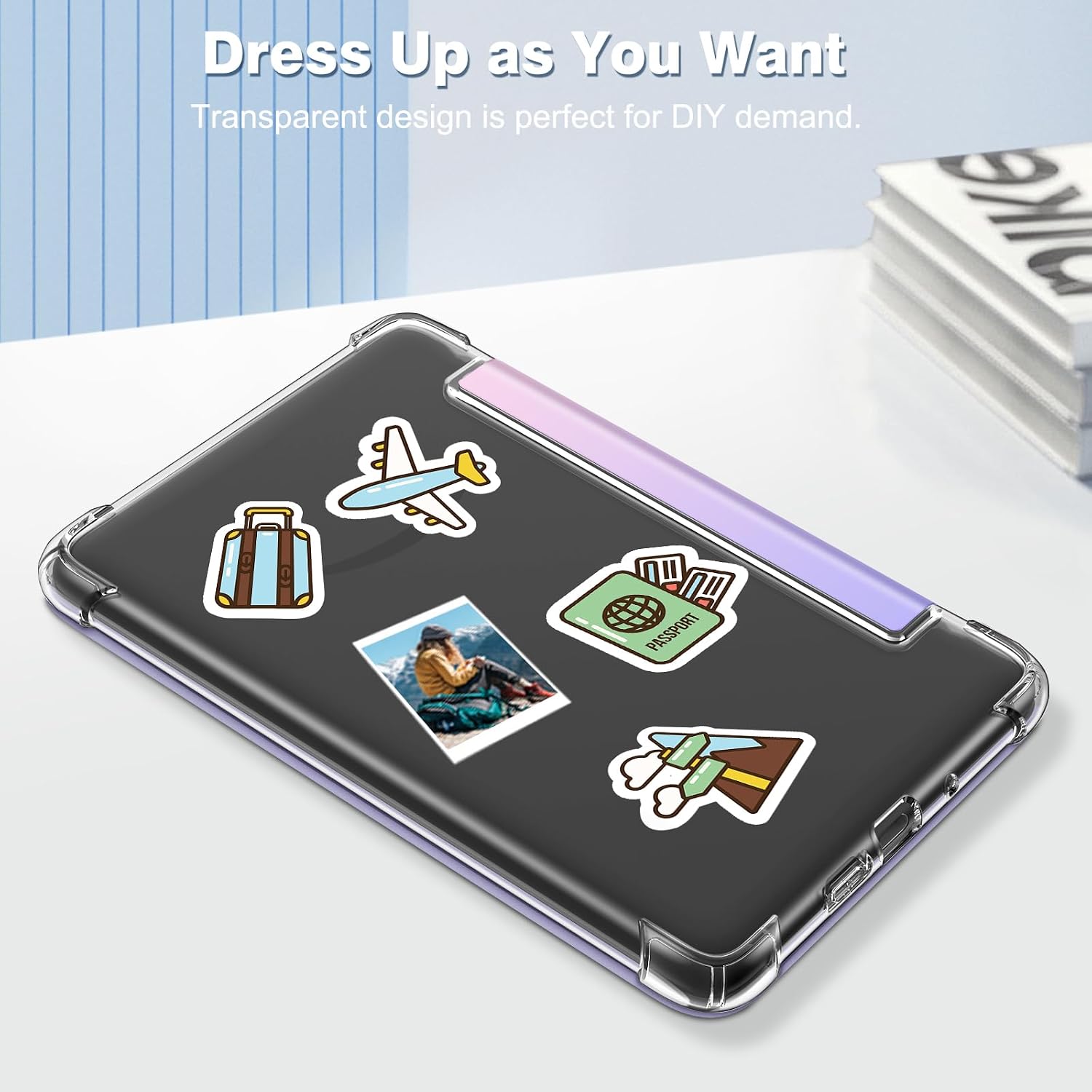 ESTUCHE FINTIE SLIM TPU PARA KINDLE 6' 11ª GENERACIÓN 2024/2022 FANTASY OMBRE - 5