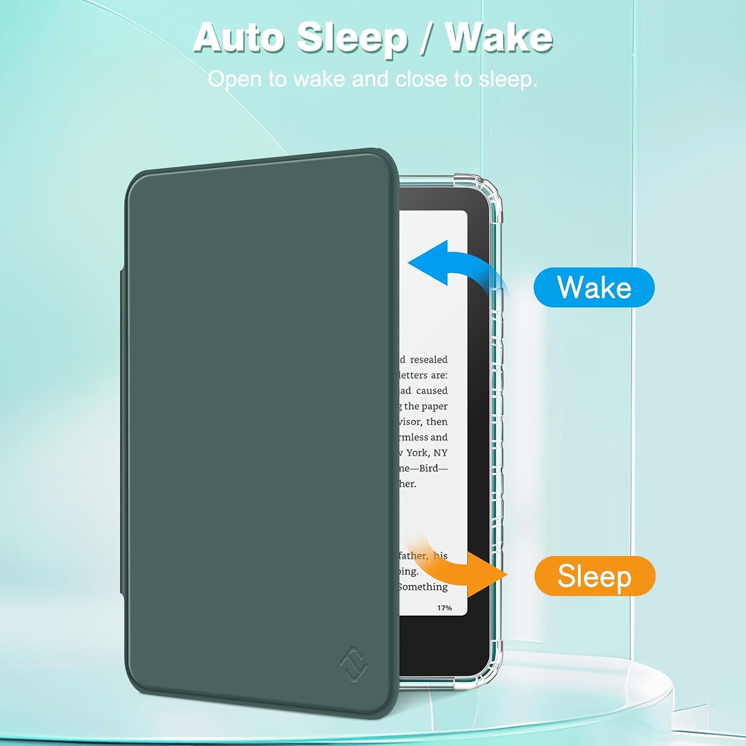 ESTUCHE FINTIE CLEAR PARA KINDLE PAPERWHITE 7' 12ª GEN 2024 Y KINDLE COLORSOFT - 3
