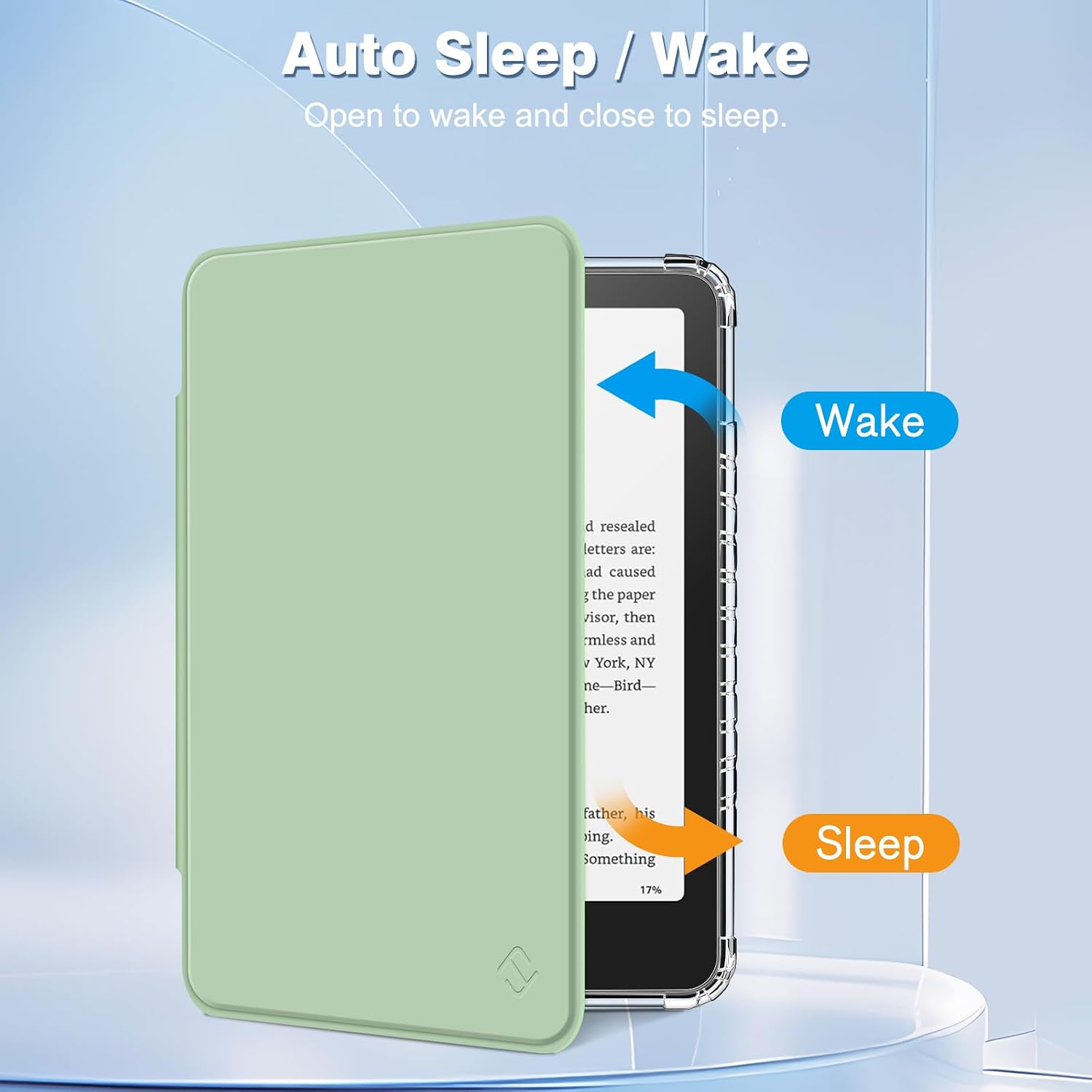 ESTUCHE FINTIE TRANSPARENTE PARA KINDLE PAPERWHITE 7' 12ª GEN 2024 Y KINDLE COLORSOFT - 3
