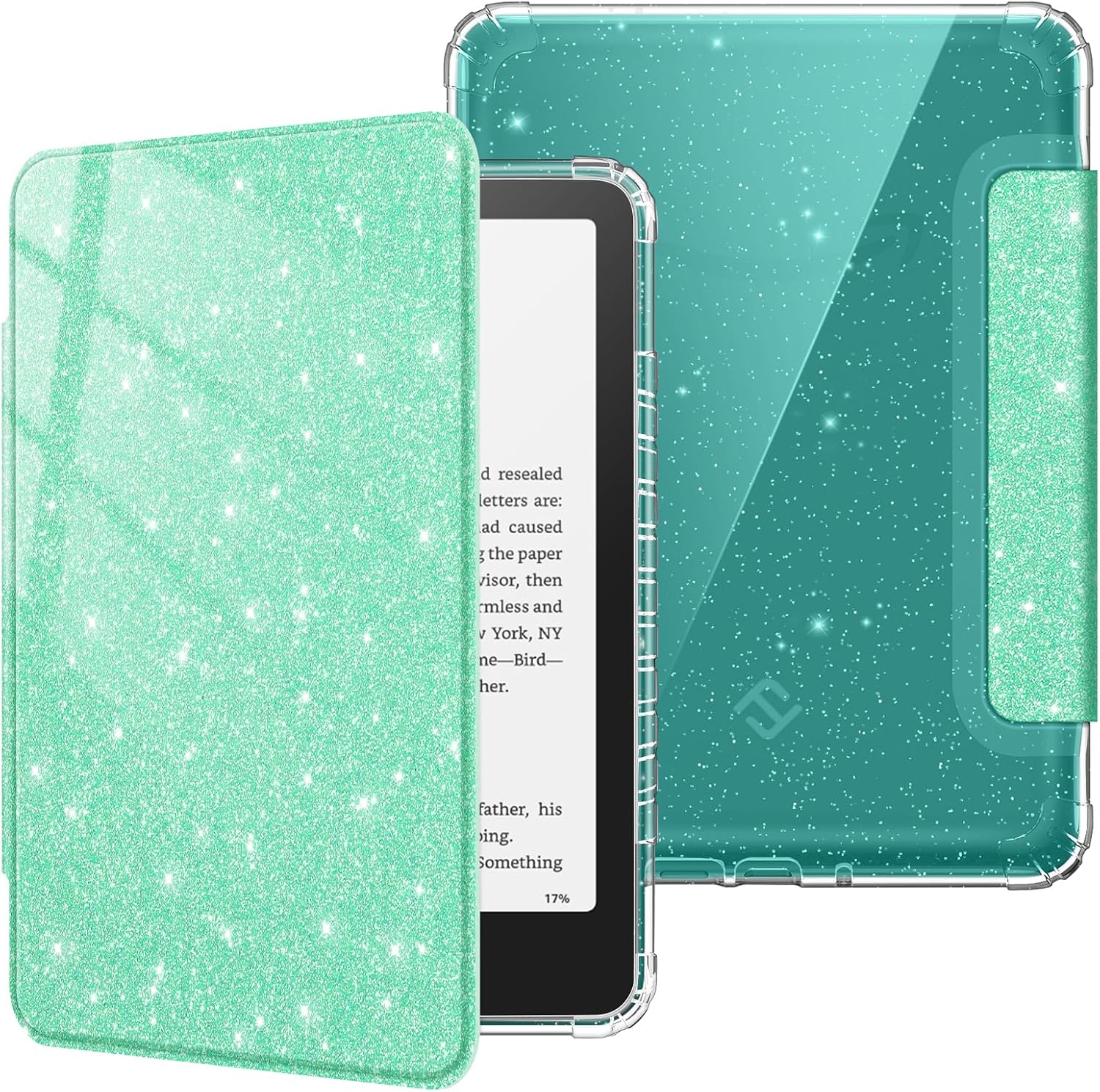 ESTUCHE TRANSPARENTE PARA KINDLE PAPERWHITE 7' 12ª GEN 2024 Y KINDLE COLORSOFT FINTIE - 1