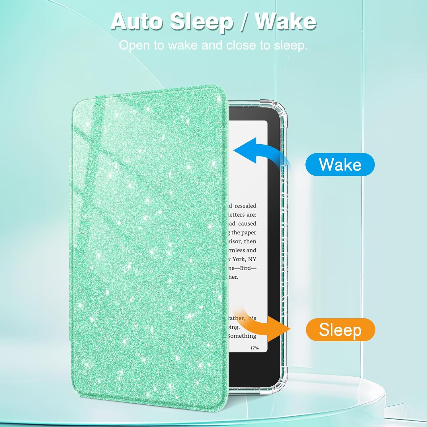 ESTUCHE TRANSPARENTE PARA KINDLE PAPERWHITE 7' 12ª GEN 2024 Y KINDLE COLORSOFT FINTIE - 3