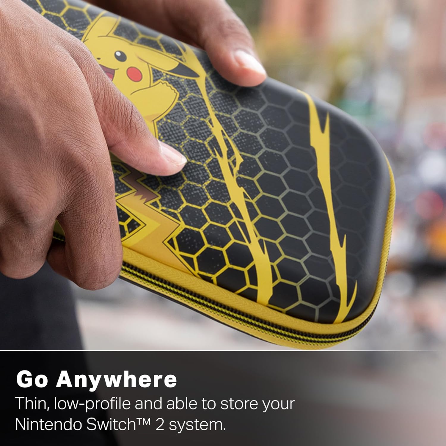 FUNDA POWERA SLIM CASE PARA NINTENDO SWITCH 2 PIKACHU STORM - 3