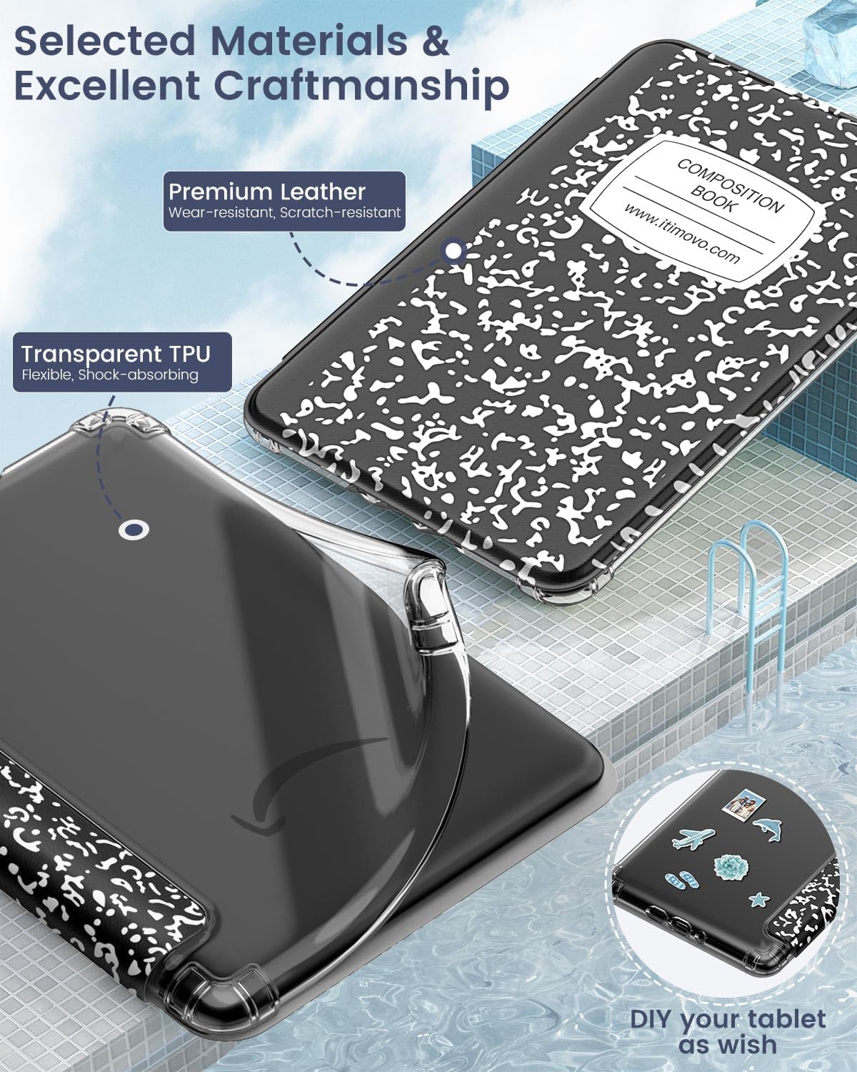 ESTUCHE MOKO PARA KINDLE PAPERWHITE 7' 12ª GEN Y COLORSOFT 2024 NEGRO - 4