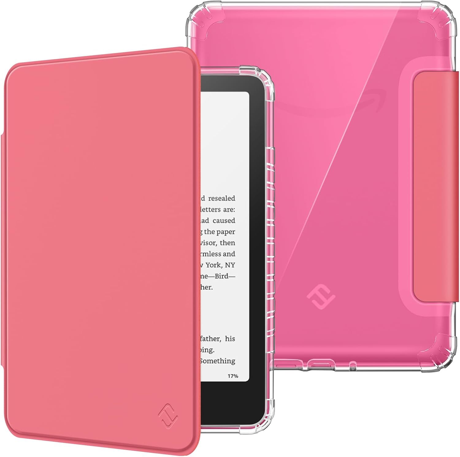ESTUCHE FINTIE TRANSPARENTE PARA KINDLE PAPERWHITE 7' 12ª GEN 2024 Y KINDLE COLORSOFT - 1