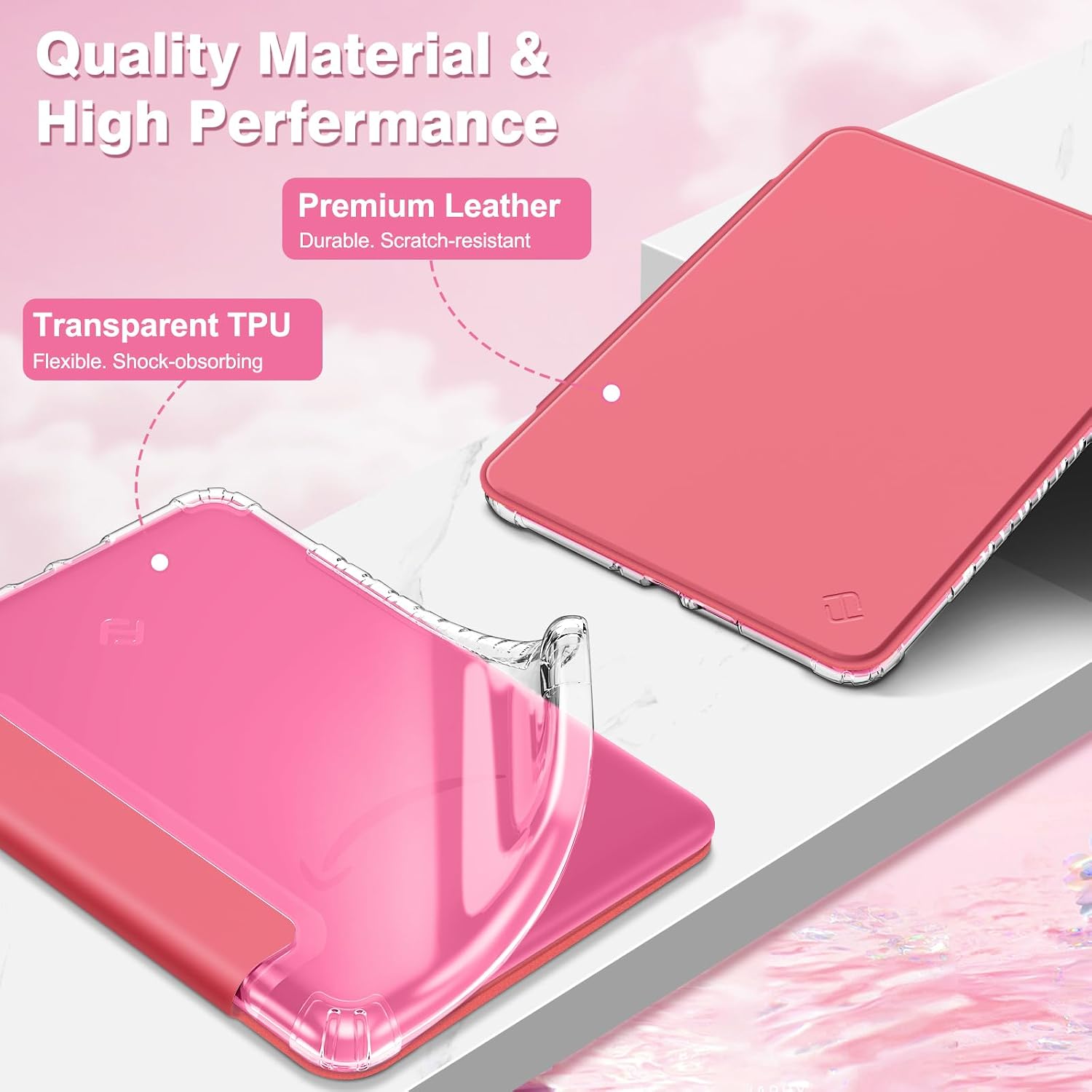 ESTUCHE FINTIE TRANSPARENTE PARA KINDLE PAPERWHITE 7' 12ª GEN 2024 Y KINDLE COLORSOFT - 4