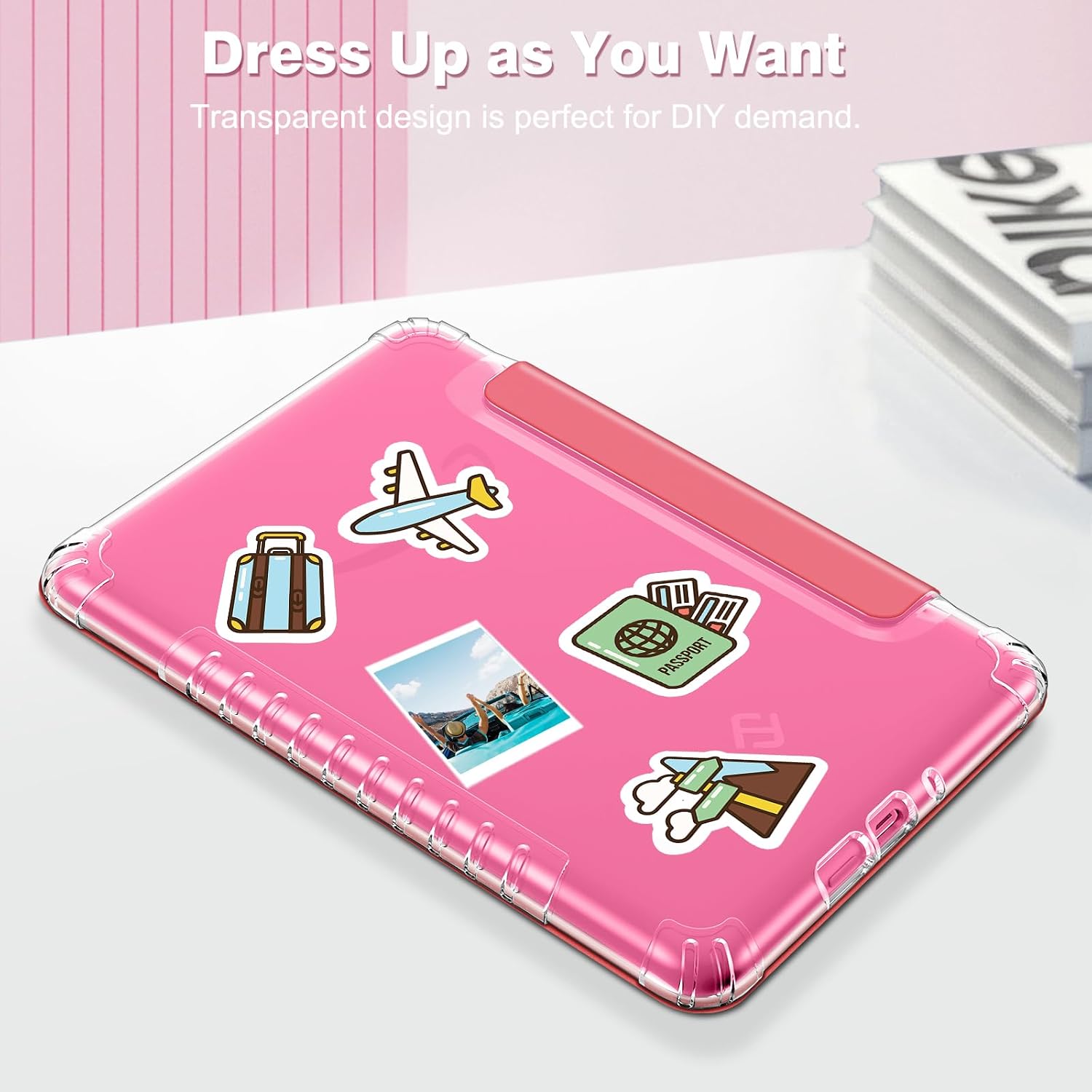 ESTUCHE FINTIE TRANSPARENTE PARA KINDLE PAPERWHITE 7' 12ª GEN 2024 Y KINDLE COLORSOFT - 5