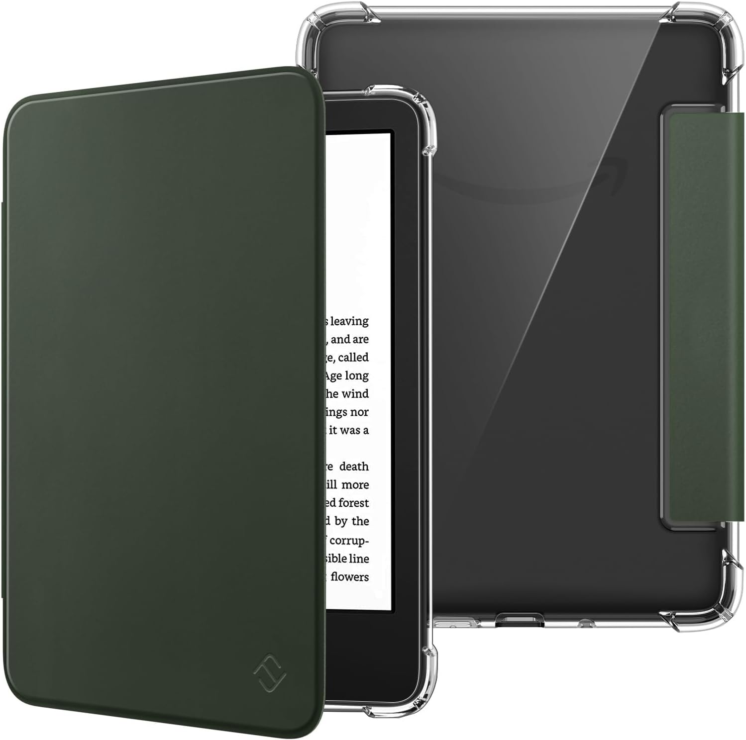 ESTUCHE FINTIE SLIM TPU PARA KINDLE 6' 11ª GENERACIÓN 2024/2022 VERDE ACEITUNA - 1