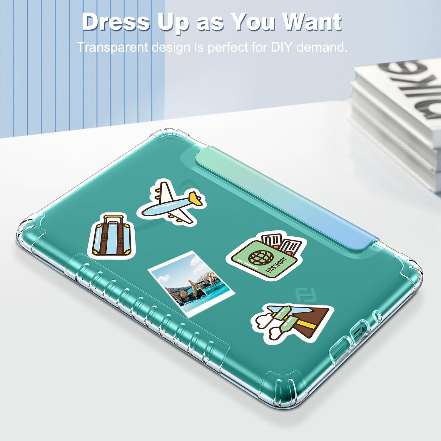 ESTUCHE FINTIE TRANSPARENTE PARA KINDLE PAPERWHITE 7' 12ª GEN 2024 Y KINDLE COLORSOFT - 5