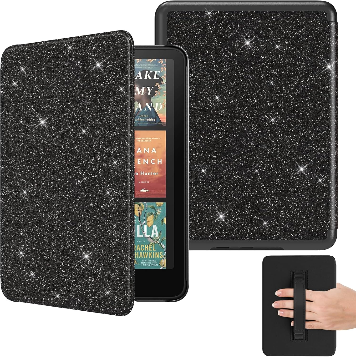 ESTUCHE MOKO PARA KINDLE PAPERWHITE 7' 12ª GEN 2024 NEGRO CON BRILLO - 1