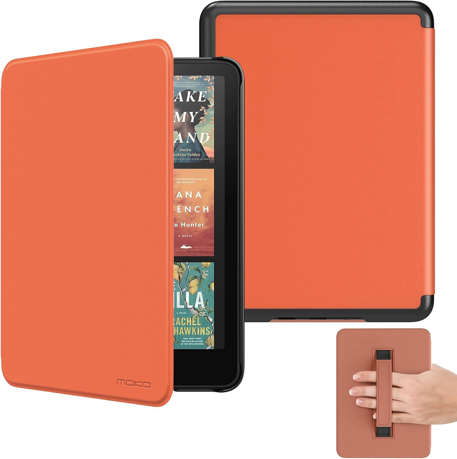 ESTUCHE MOKO PARA KINDLE PAPERWHITE 7' 12ª GEN 2024 Y COLORSOFT NARANJA - 1