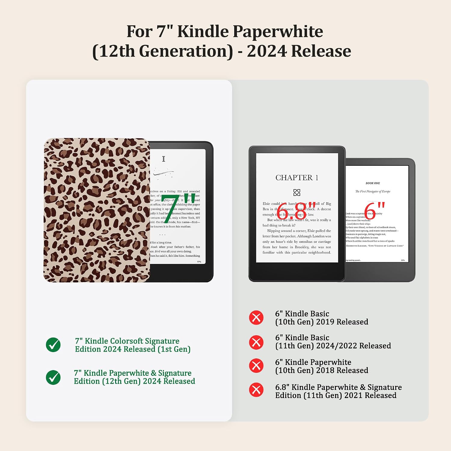 ESTUCHE VANE OAK PARA KINDLE PAPERWHITE 7'' 12ª GEN 2024 Y COLORSOFT - 2