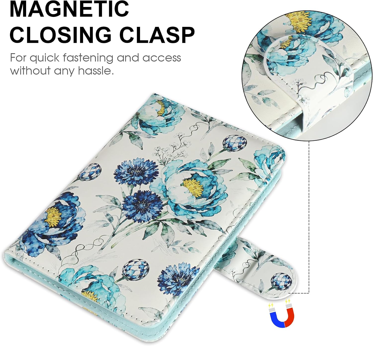 ESTUCHE UNIVERSAL PARA EREADER 6'' HOYIXI CON CORREA DE MANO Y SOPORTE AZUL ROSA - 3