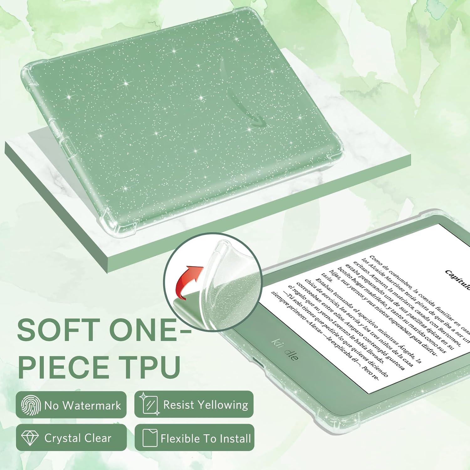 ESTUCHE IDLEHANDS CLEAR CASE PARA KINDLE 6' 2024 Y 2022 (11ª GENERACIÓN) - 5