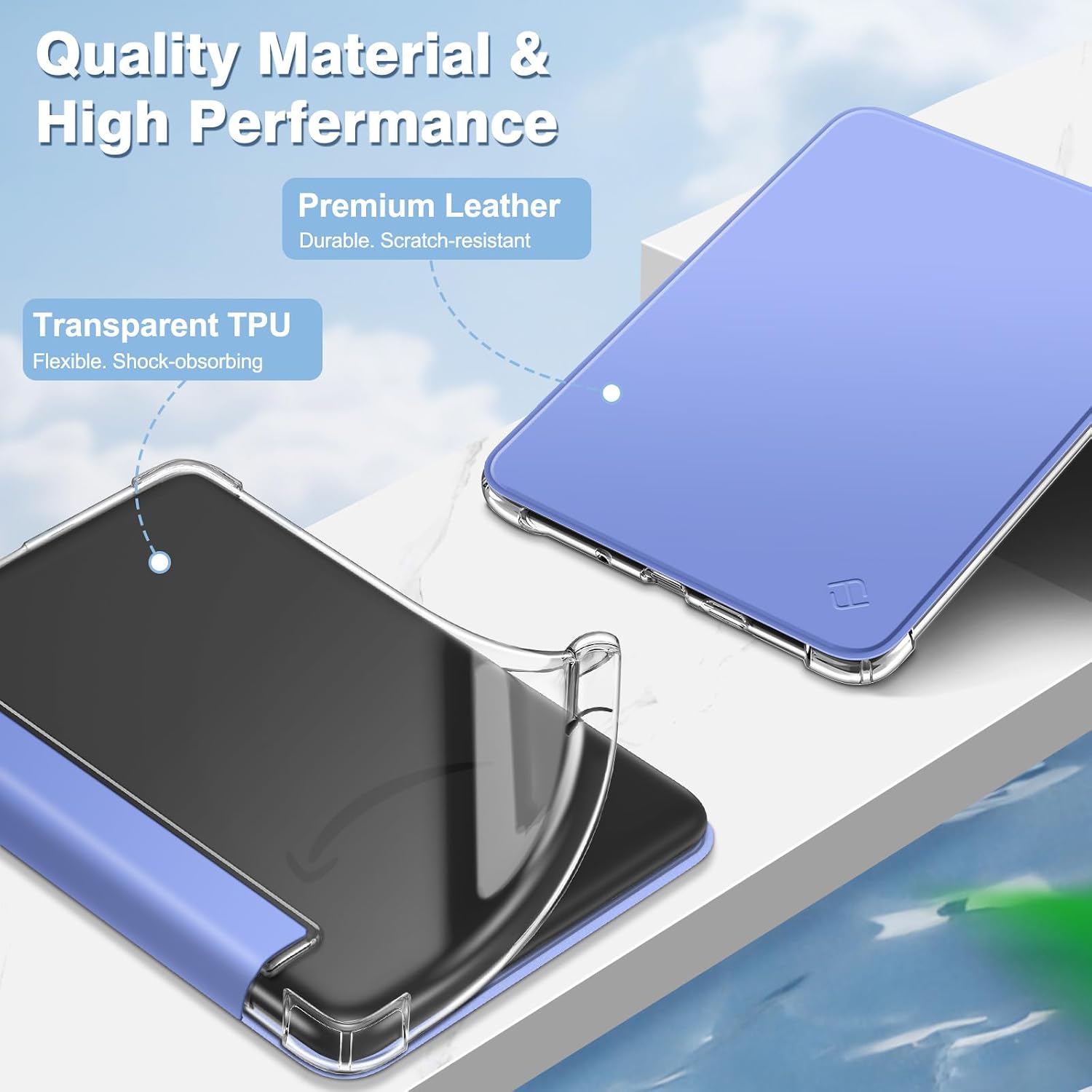 ESTUCHE FINTIE SLIM TPU PARA KINDLE 6' 11ª GENERACIÓN 2024/2022 ULTRAMARINO - 4