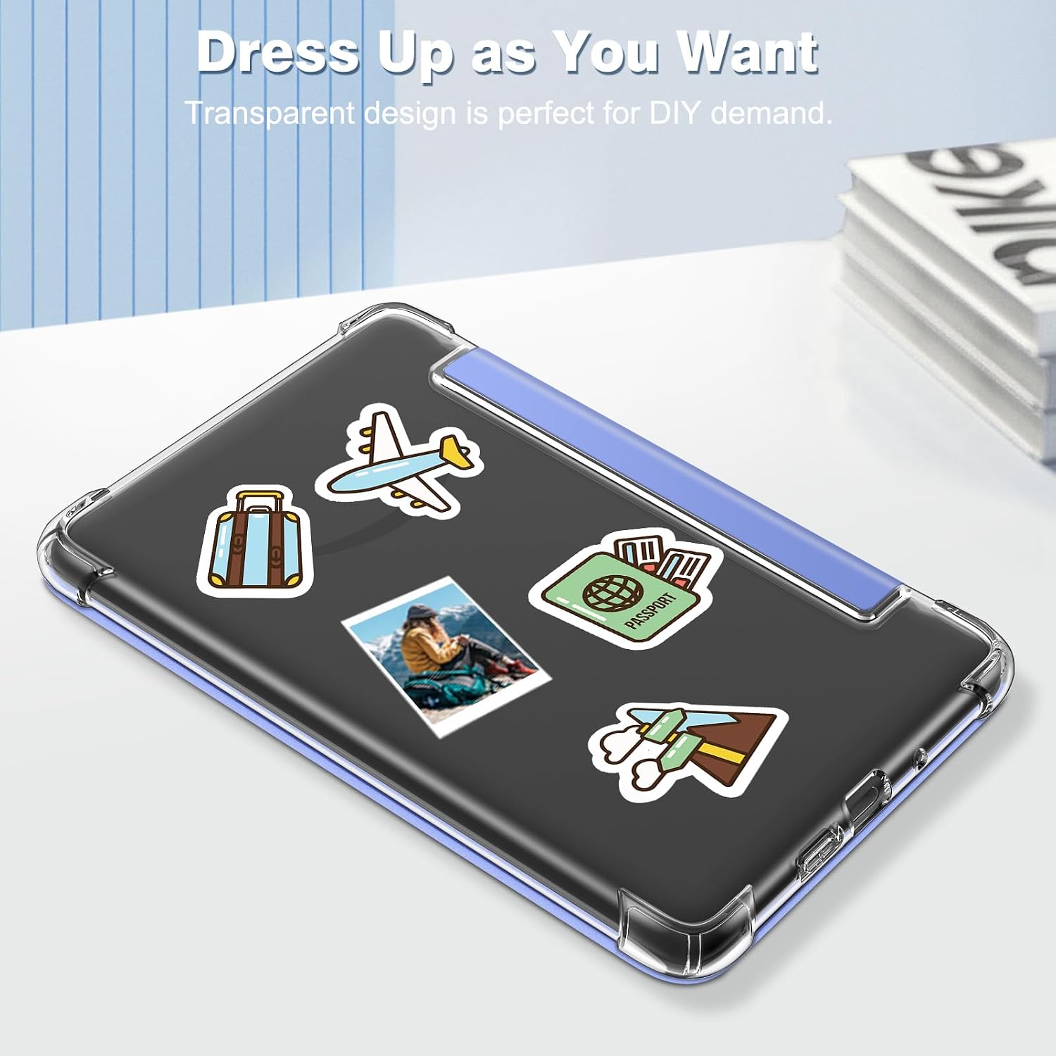 ESTUCHE FINTIE SLIM TPU PARA KINDLE 6' 11ª GENERACIÓN 2024/2022 ULTRAMARINO - 5