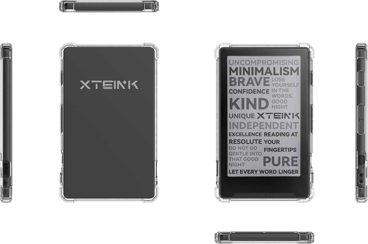 ESTUCHE TRANSPARENTE PARA EREADER XTEINK X4 BOZHUORUI - 5