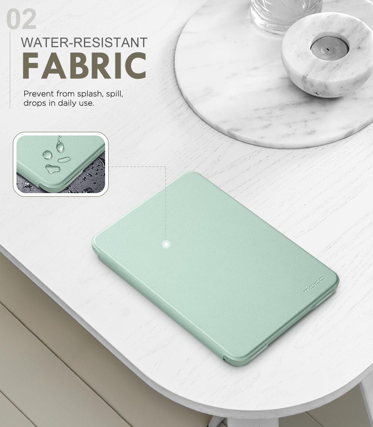 ESTUCHE MOKO PARA AMAZON KINDLE BASIC 6' 11ª GEN 2024/2022 MATCHA - 3