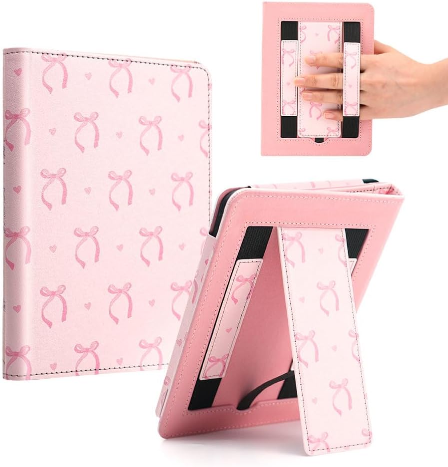 ESTUCHE PARA KINDLE PAPERWHITE 7'/6.8' EJU LAZO ROSADO - 1