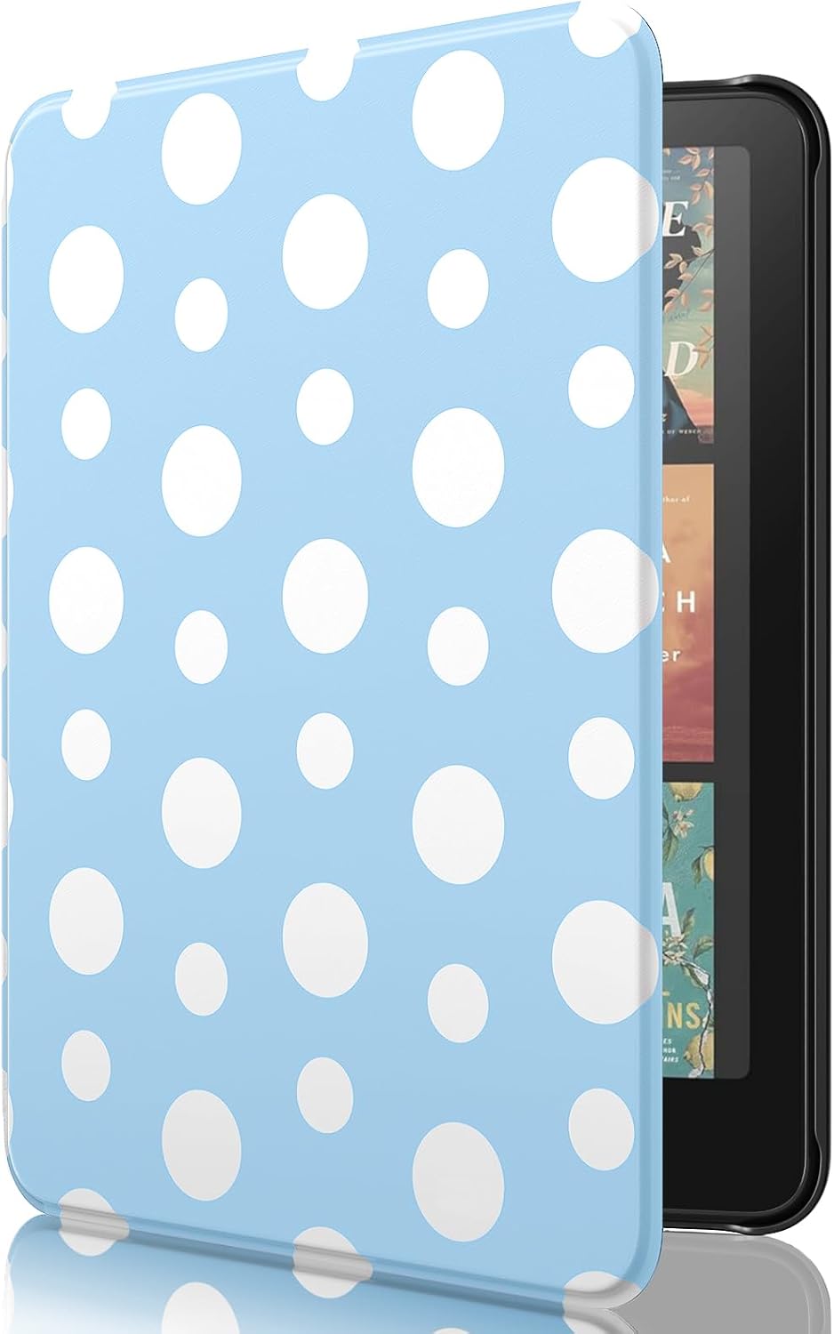 ESTUCHE MOKO PARA KINDLE PAPERWHITE 7' 12ª GEN Y COLORSOFT 2024 AZUL CON PUNTOS - 1