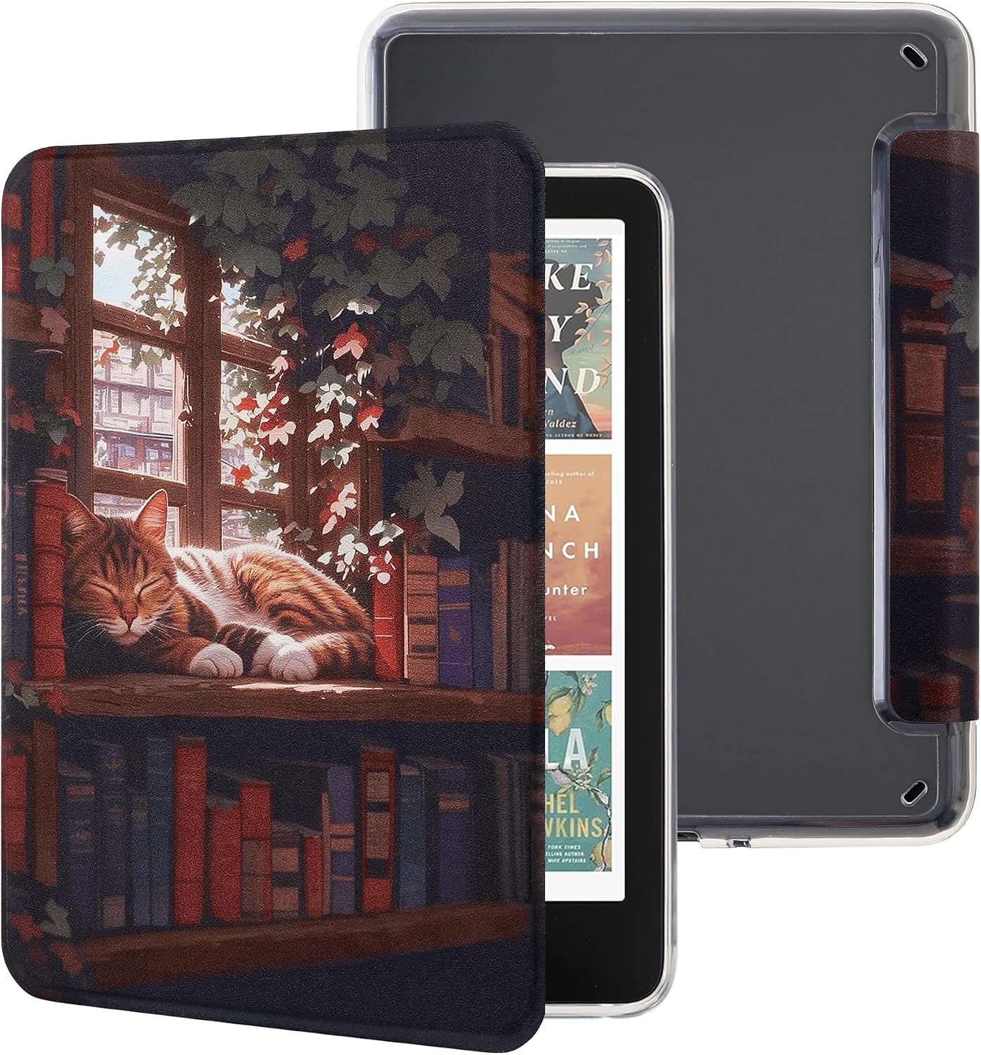 ESTUCHE TRANSPARENTE PARA KINDLE PAPERWHITE 7'' 12ª GEN 2024 VANE OAK - 1