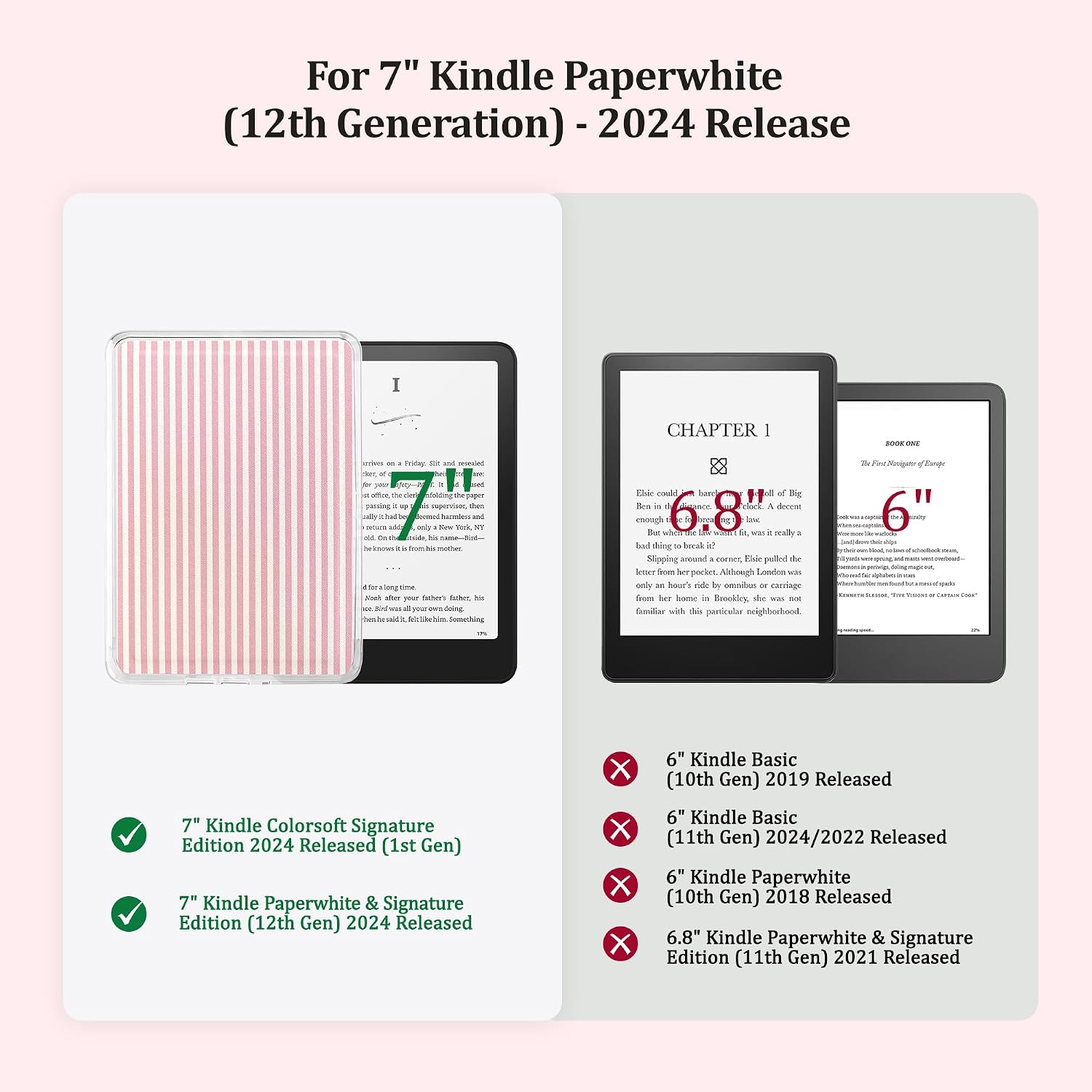ESTUCHE TRASERO PARA KINDLE PAPERWHITE 12ª GEN Y COLORSOFT 7'' VANE OAK - 2