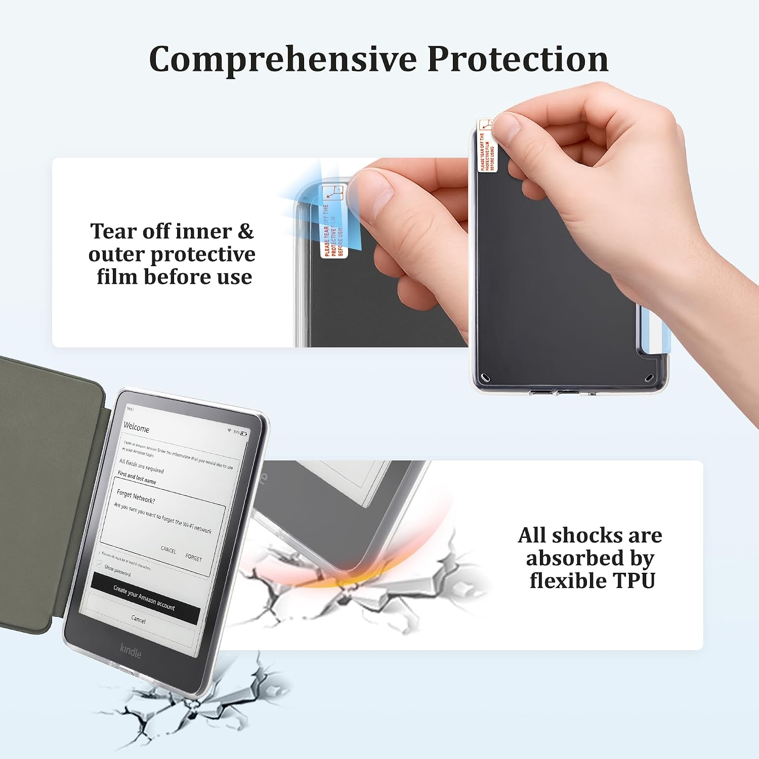 ESTUCHE TRANSPARENTE PARA KINDLE PAPERWHITE 7'' 12ª GEN 2024 VANE OAK - 3