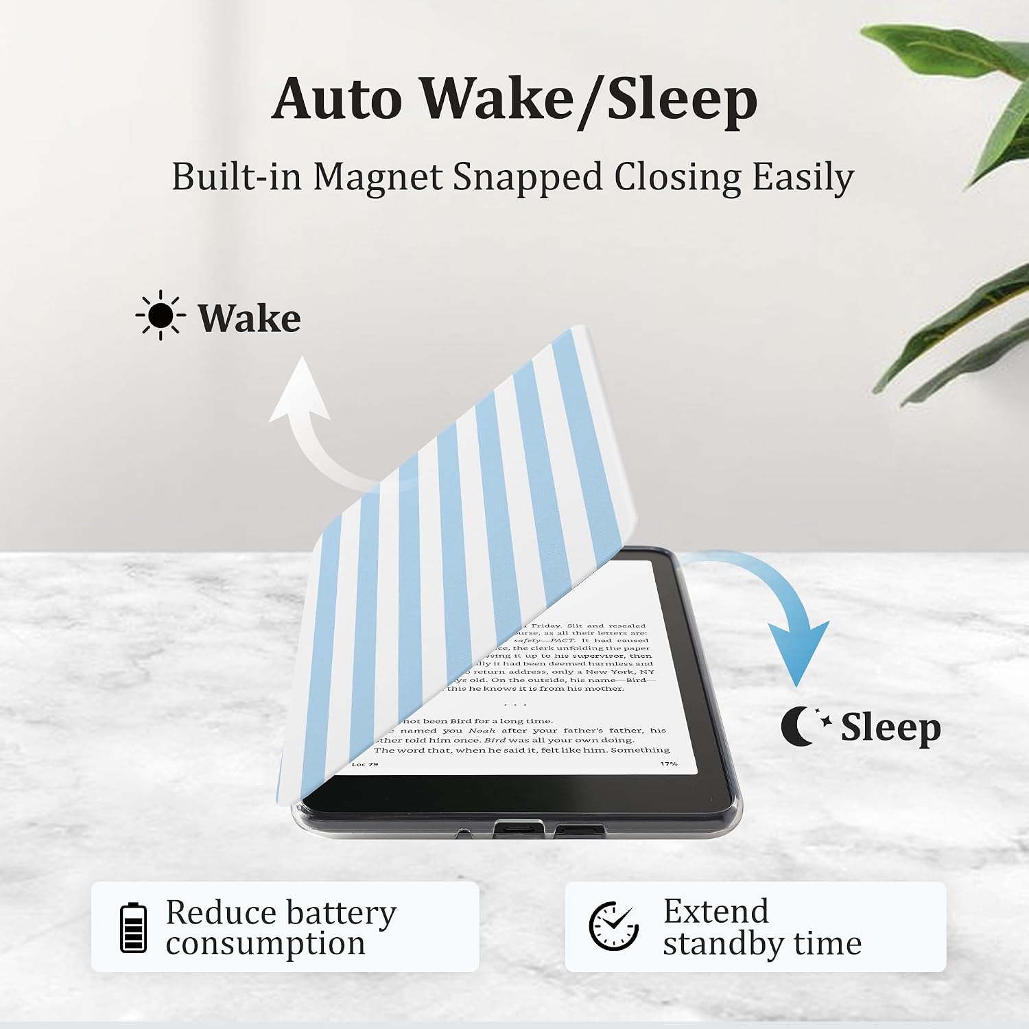 ESTUCHE TRANSPARENTE PARA KINDLE PAPERWHITE 7'' 12ª GEN 2024 VANE OAK - 5