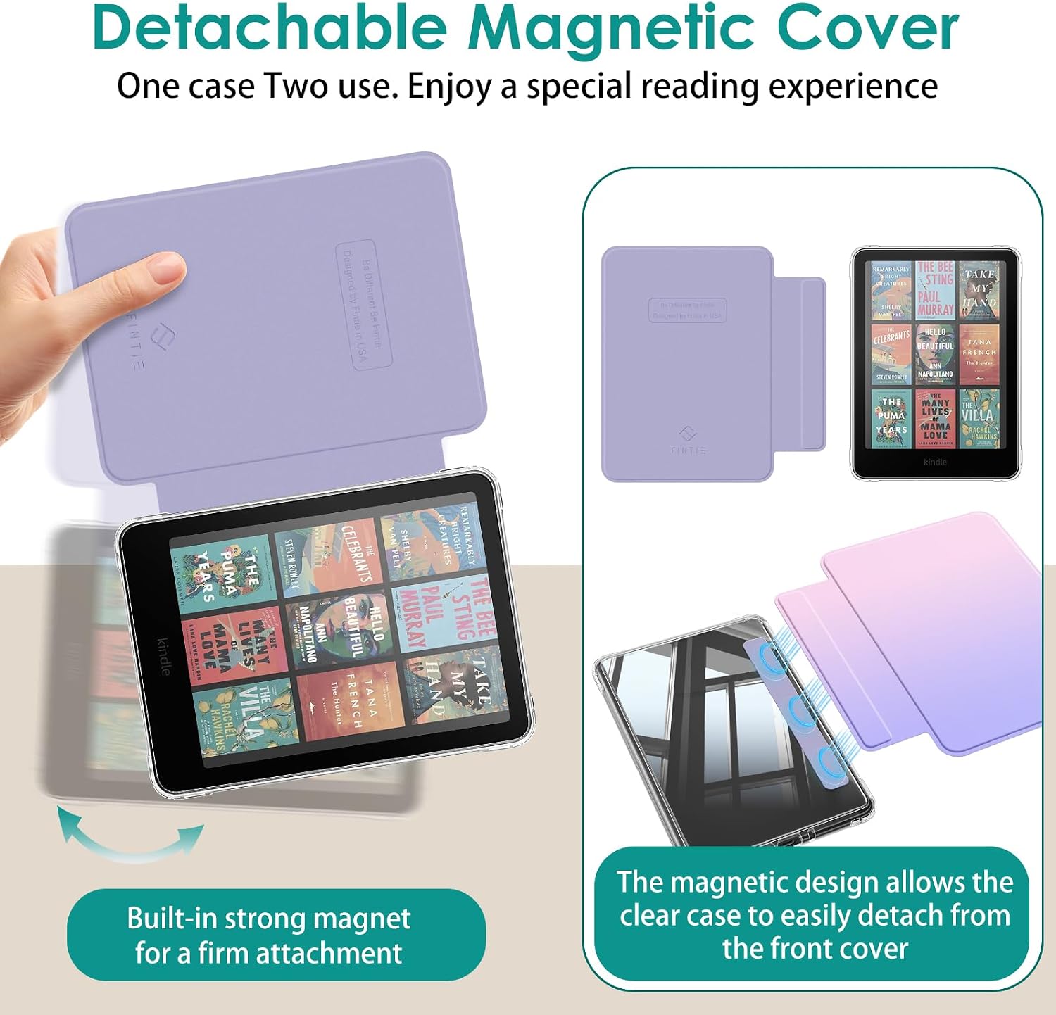 ESTUCHE DESMONTABLE PARA KINDLE PAPERWHITE 12ª GEN 2024 FINTIE - 3